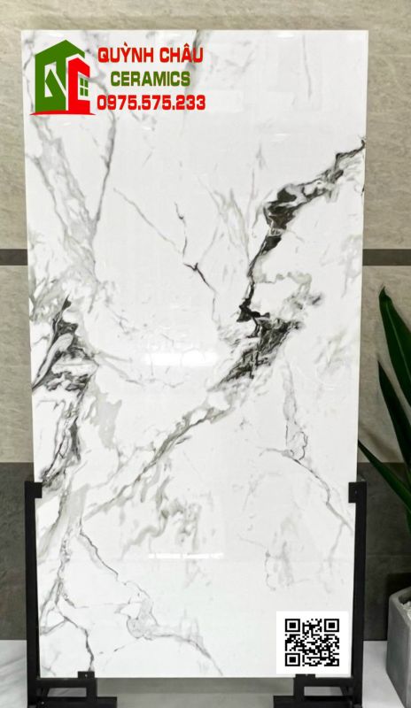 Gạch ấn độ 800x1600 vân đá onyx bóng kiếng cao cấp 4447