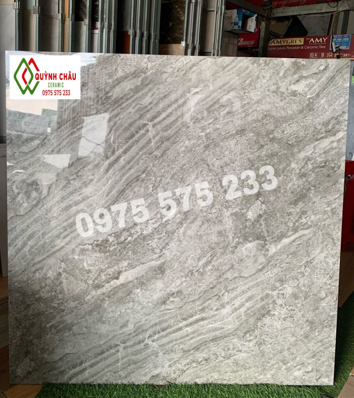 Gạch khổ lớn 1 mét x 1 mét catalan vân đá siêu bóng đẹp