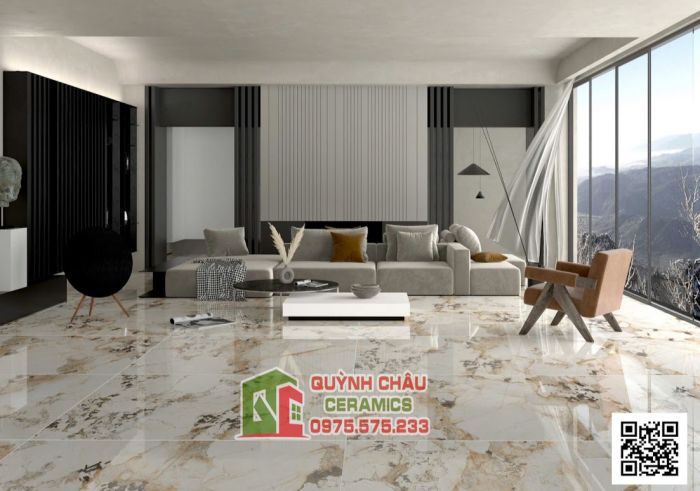Gạch tasa ốp lát 80x160 vân vàng thớ đá sang trọng
