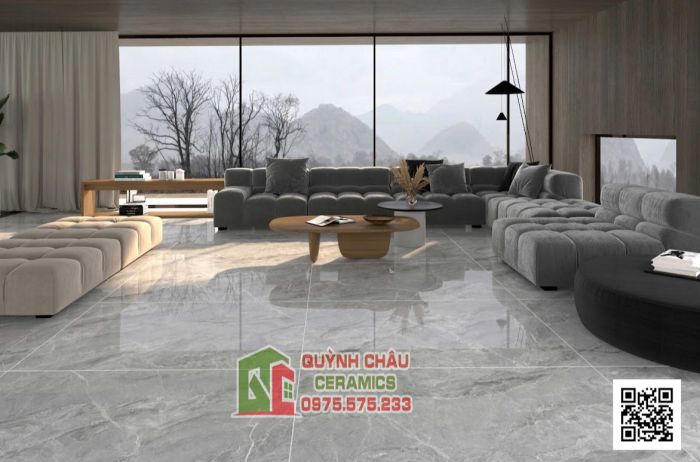 Gạch tasa 80x160 xám ghi đá vân trắng bóng kiếng