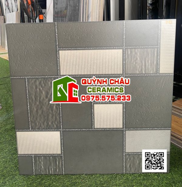 Gạch đá mờ 60x60 lát phòng tắm đẹp sang trọng chống trơn