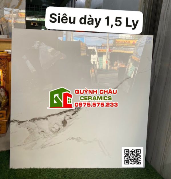 Gạch bóng kiếng 80x80 siêu dày xương đá đồng chất trung quốc 5196
