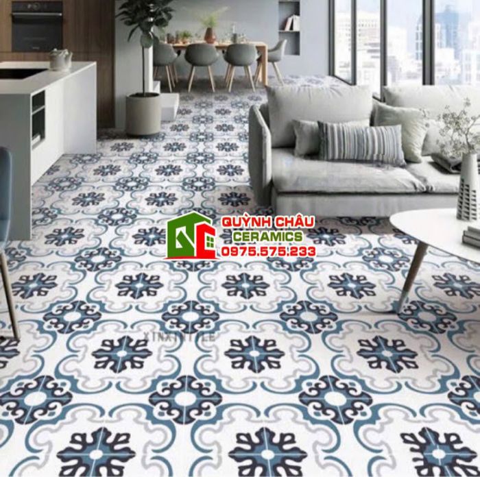 Gạch bông 60x60cm ốp lát trang trí nhà đẹp