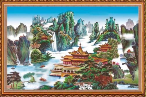 Tranh gạch giá rẻ  phong cảnh đẹp mê hồn