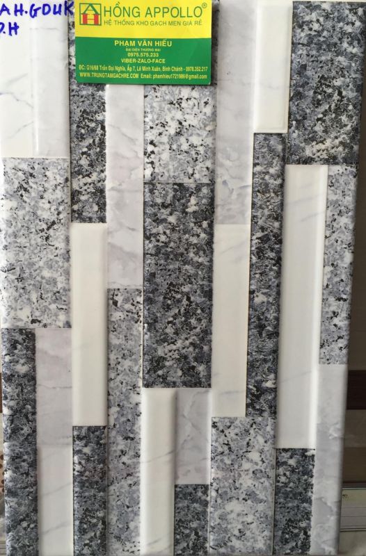 GẠCH ỐP TƯỜNG TRANG TRÍ  25X40 GIÁ RẺ 1560