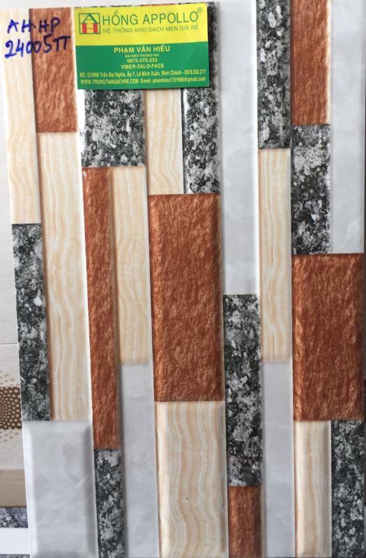 GẠCH ỐP TƯỜNG TRANG TRÍ  25X40 GIÁ RẺ 1564