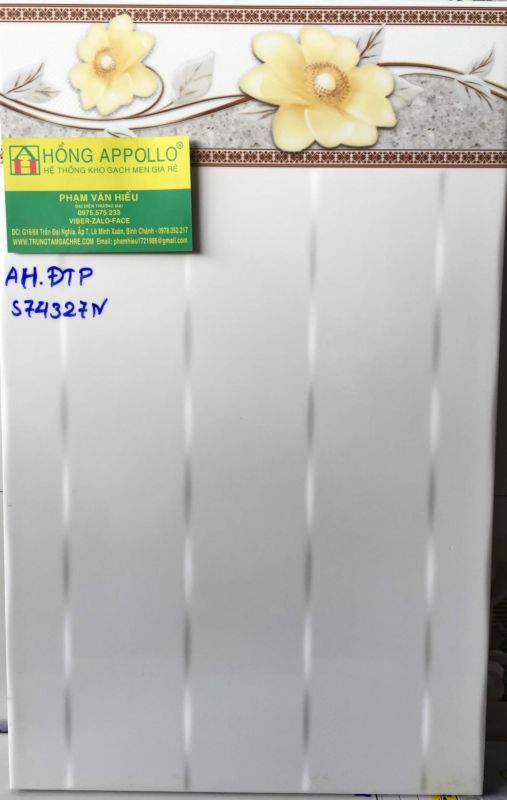 GẠCH ỐP TƯỜNG 25X40 GIÁ RẺ 1613
