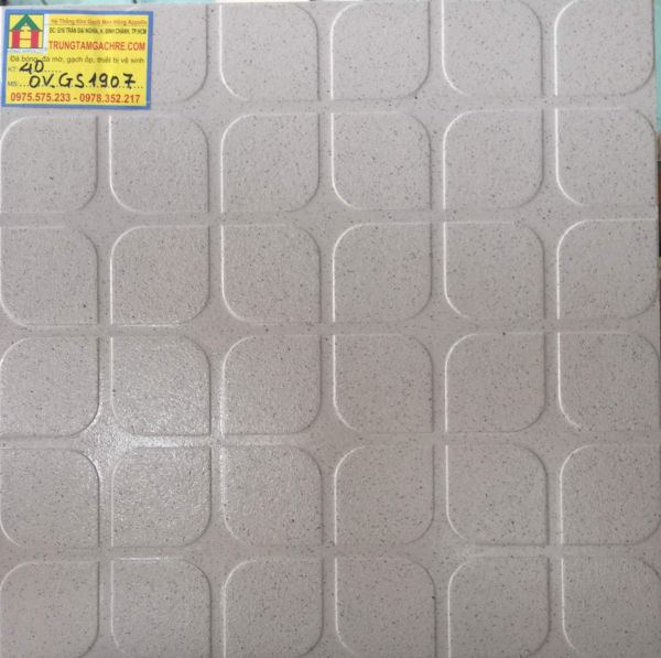 ĐÁ 400X400 LÁT NỀN NHÀ ĐỂ XE , SÂN THƯỢNG.GS1907