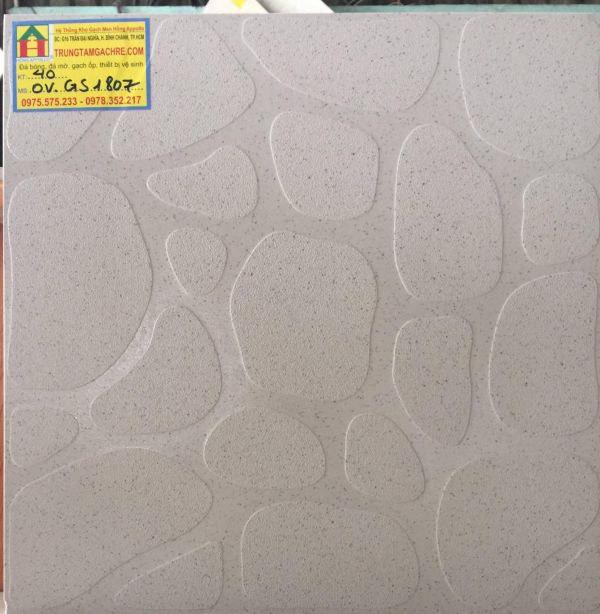 ĐÁ 400X400 LÁT NỀN NHÀ ĐỂ XE , SÂN THƯỢNG.GS1807