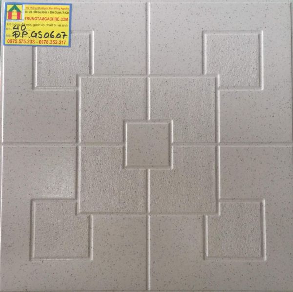 ĐÁ 400X400 LÁT NỀN NHÀ ĐỂ XE , SÂN THƯỢNG.GS0607