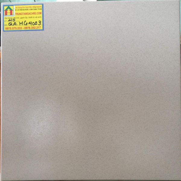 ĐÁ 400X400 LÁT NỀN NHÀ ĐỂ XE , SÂN THƯỢNG.HG4003