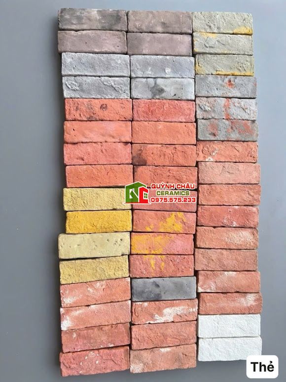 Bộ sưu tập gạch giả cổ bê tông nhiều màu sắc