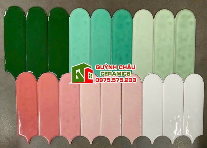 Bộ sưu tập gạch thẻ lông vũ đa sắc màu