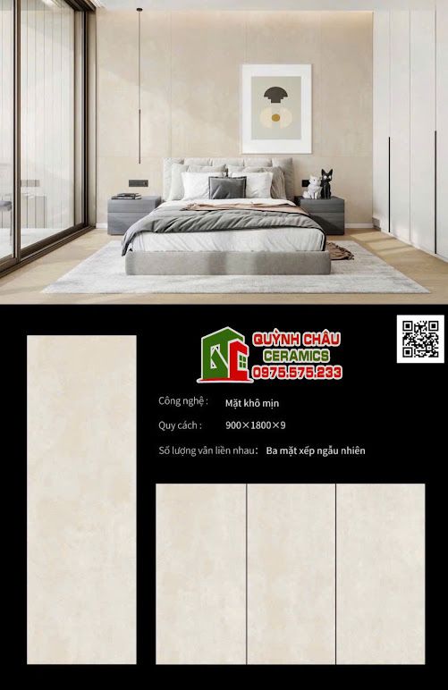 Đá nung kết khổ lớn 90x180cm màu kem mờ mịn Đá nung kết khổ lớn 90x180cm màu kem mờ mịn