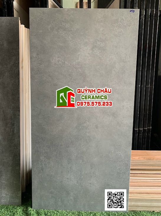 Gạch 60x120 bóng mờ láng mịn baby skin xám xi măng hiệu ứng