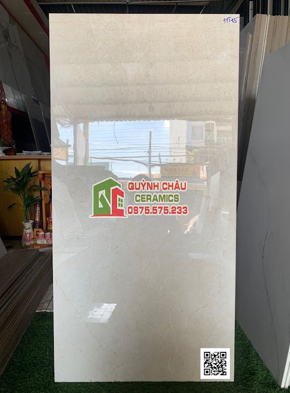 Gạch 60x120 taicera kem nhạt bóng kiếng