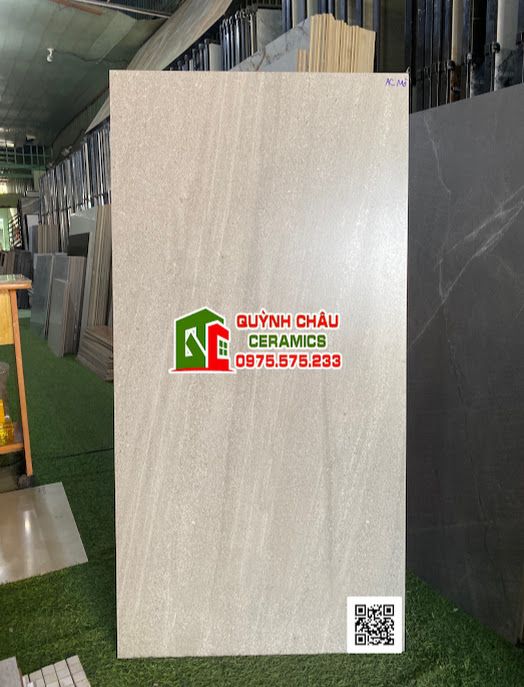 Gạch 60x120 vân đá mờ xám sọc ấn độ