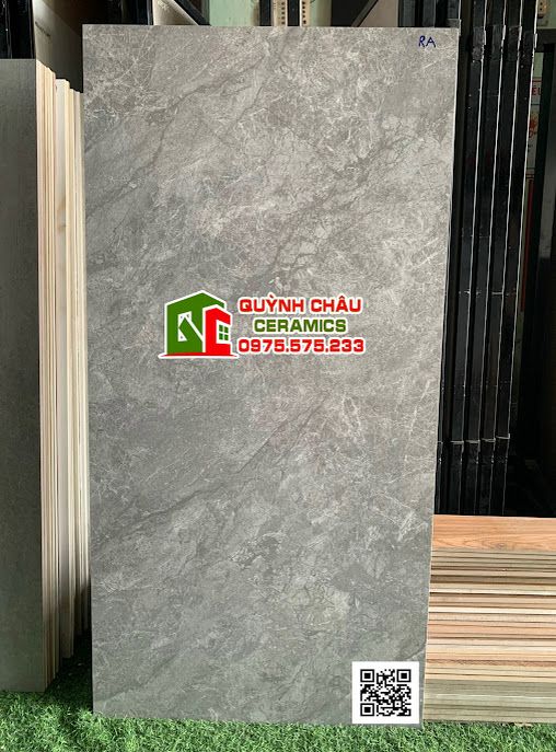Gạch 60x120 viglacera mờ xám vân đá