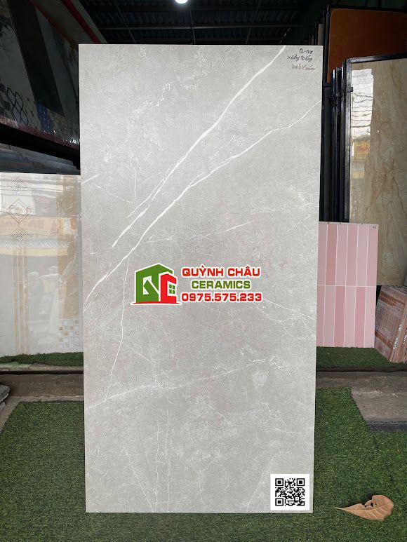 Gạch 60x120 xương trắng xám mờ mịn baby skin cao cấp