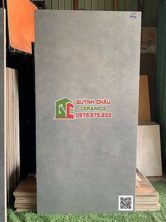 Gạch 80x160 màu xi măng mờ baby skin láng mịn