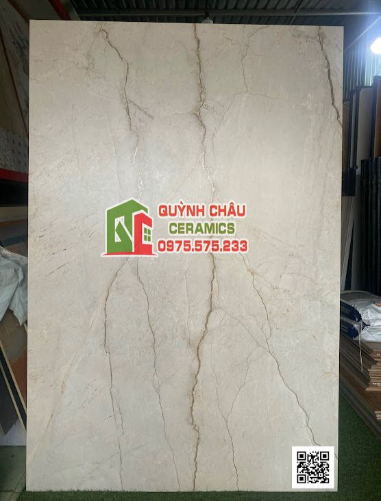Gạch bề mặt bóng mờ 120x180 màu kem vân đá hiệu ứng chạm khắc Cosco Beige carving đẹp độc đáo