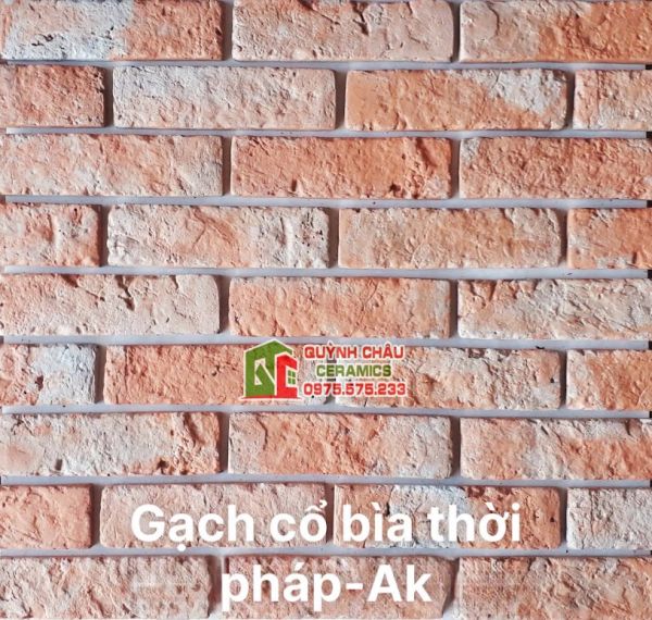 Gạch bê tông giả cổ bìa thời pháp