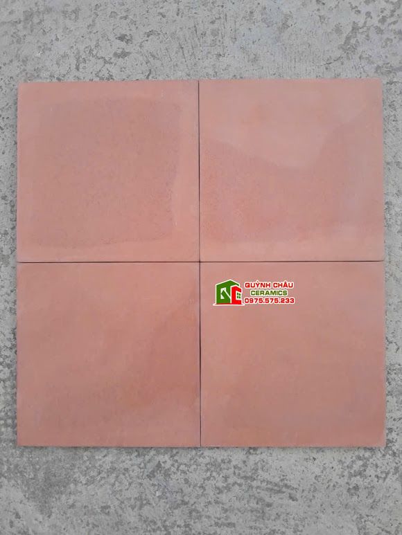 Gạch bê tông giả cổ màu vàng cam 30x30cm