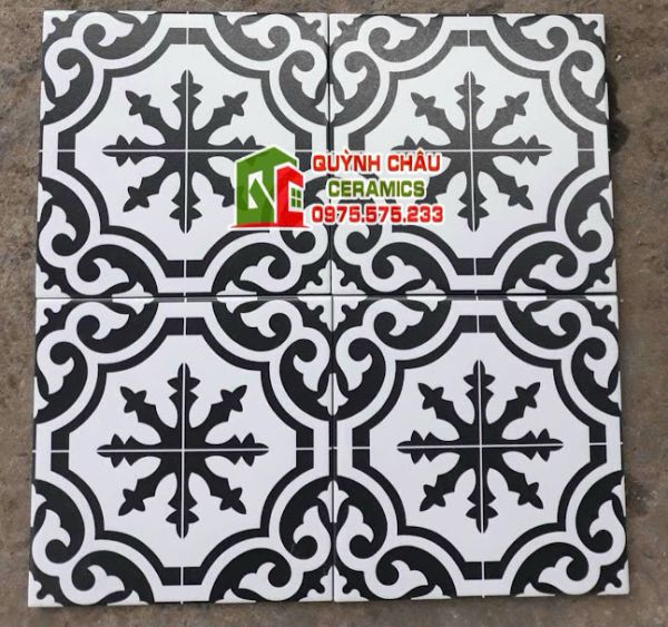 Gạch bông 20x20 hoa văn cổ điển đẹp