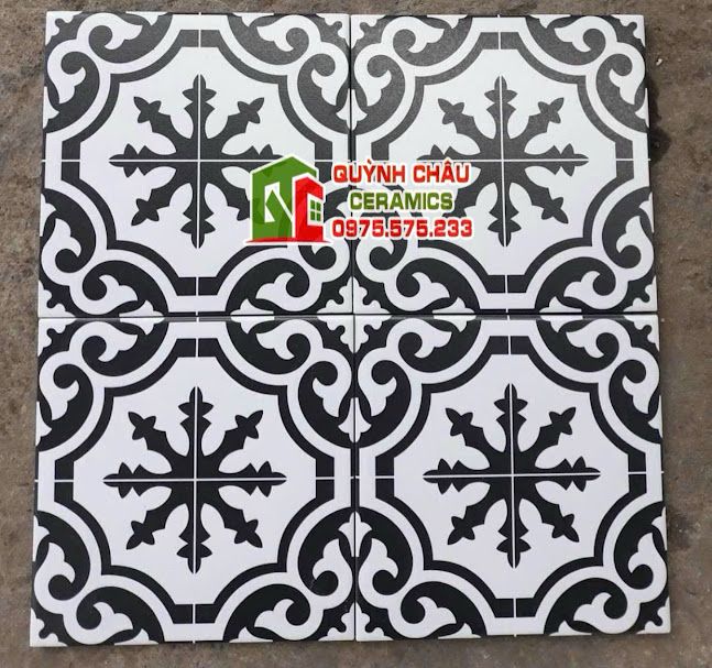 Gạch bông 20x20 hoa văn cổ điển đẹp