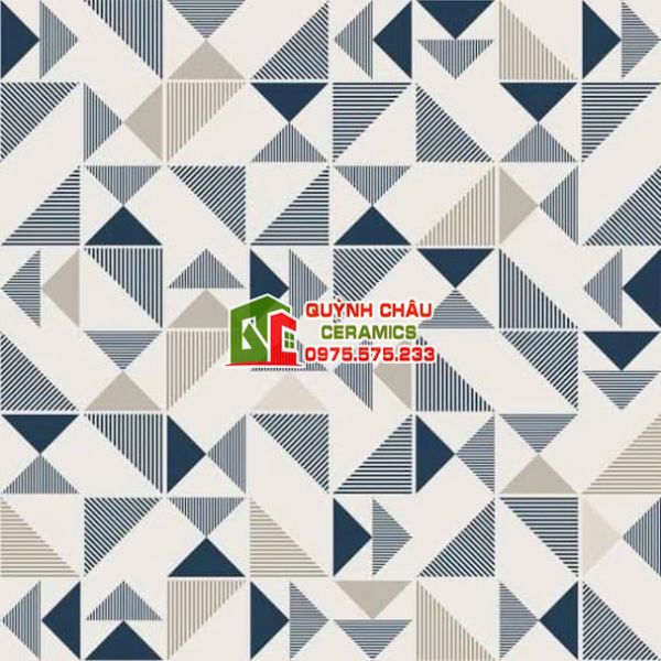 Gạch bông 20x20 hoa văn hình tam giác đẹp