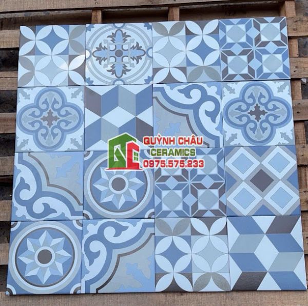 Gạch bông 20x20 hoa văn tổng hợp mix họa tiết