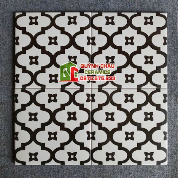 Gạch bông 20x20 lát nền hoa văn sắc xảo