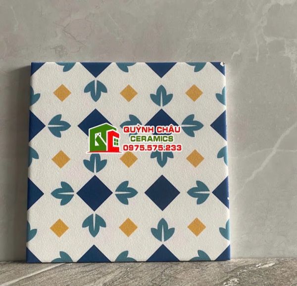 Gạch bông 20x20 trang trí mix màu mẫu mới nhất