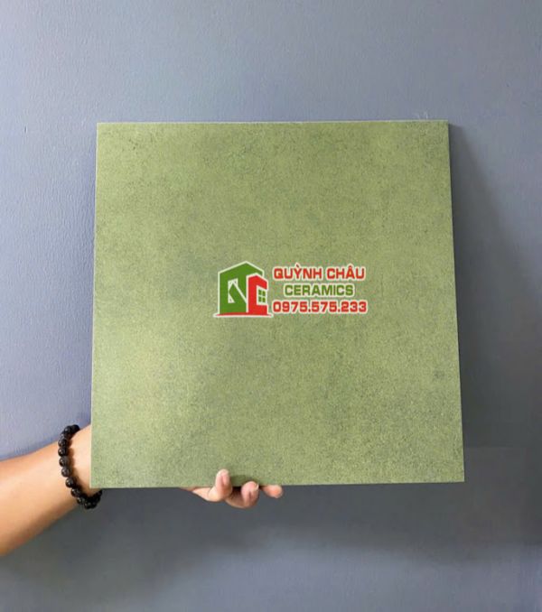 Gạch bông 30x30 giả cổ màu xanh lá