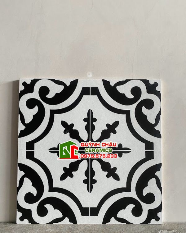 Gạch bông 30x30 giả hoa văn cổ điển