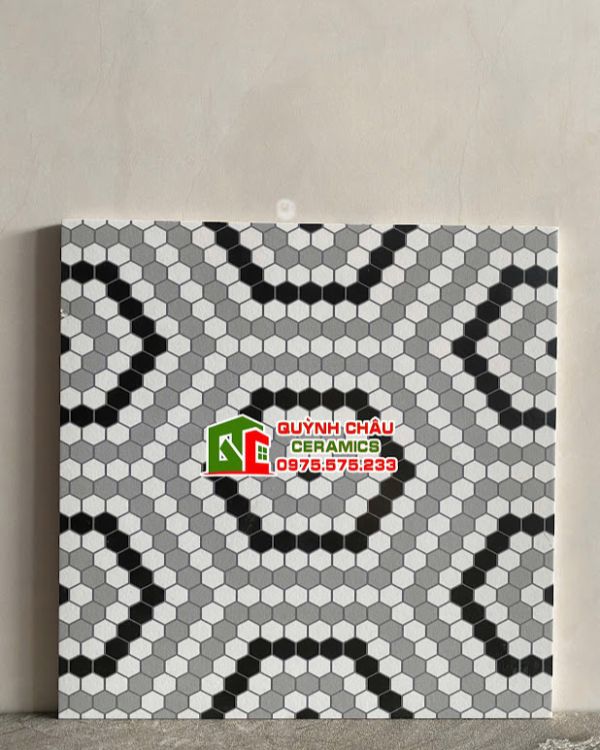 Gạch bông 30x30 hoạ tiết hình lục giác nhỏ