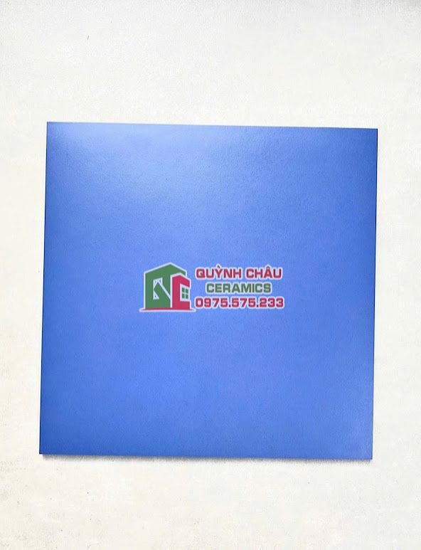 Gạch bông 30x30 mờ màu xanh dương