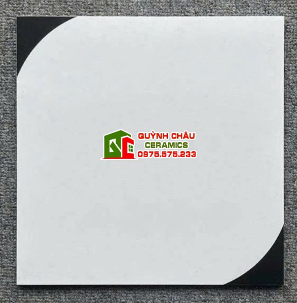 Gạch bông 30x30 trắng đen hoa văn đơn giản