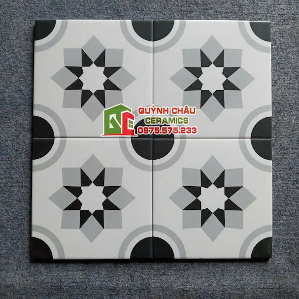 Gạch bông họa tiết nhiều ấn tượng 20x20 cm