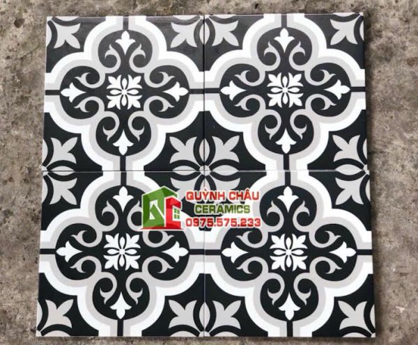 Gạch bông hoa văn sang trọng 20x20 cm