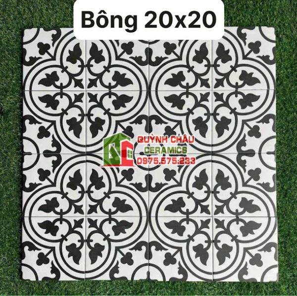 Gạch bông lát nền 20x20 trung quốc giá bao nhiêu