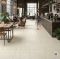Gạch bông giả cổ 40x40 họa tiết màu kem trắng sữa