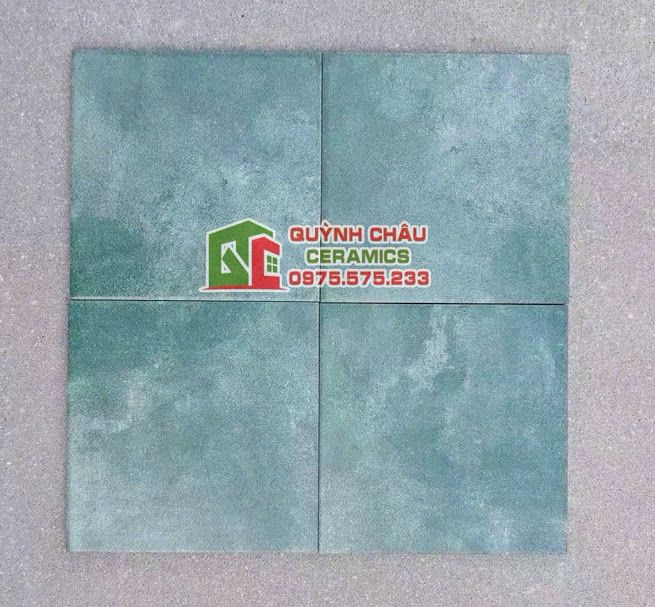 Gạch bông xanh giả cổ 20x20 nhập khẩu