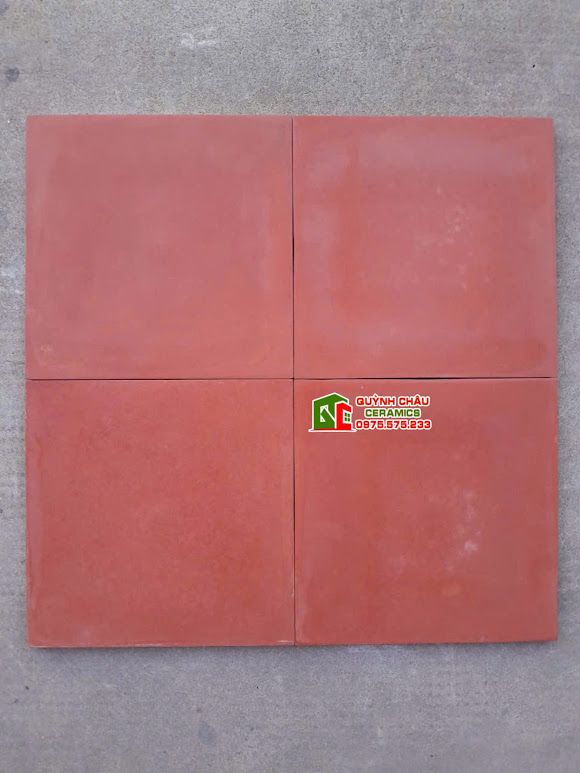 Gạch cổ màu đỏ 30x30 ốp lát trang trí