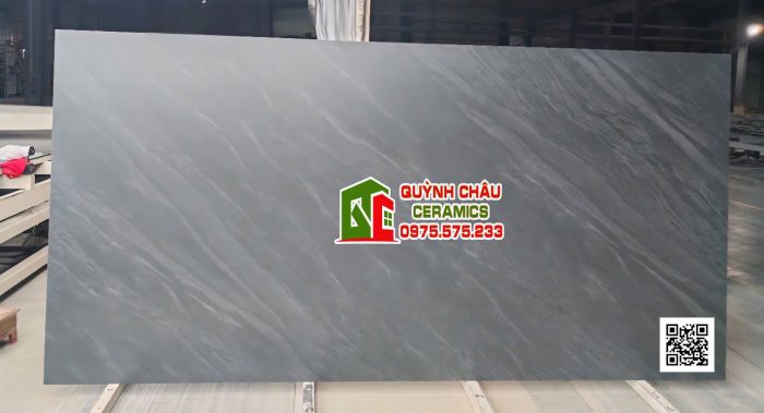 Gạch đá granite 160x320 mờ xám đậm vân đá