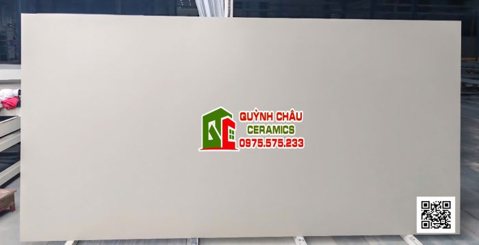 Gạch đá khổ lớn 160x320 mờ màu kem mịn