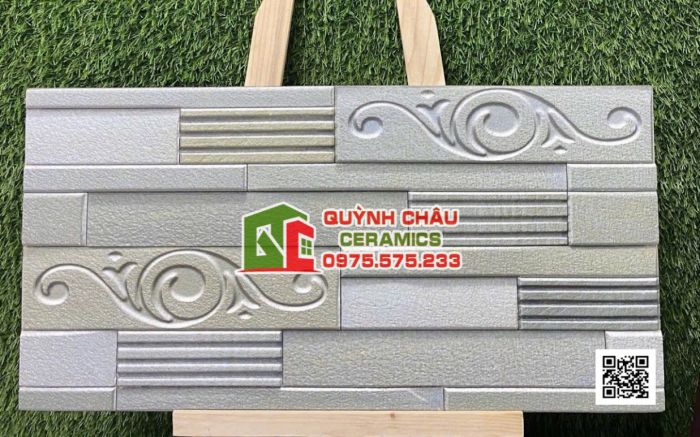 Gạch điểm bề mặt nổi 30x60 trang trí ấn độ
