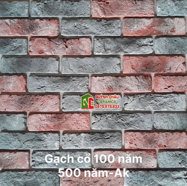 Gạch giả cổ bê tông màu 100 năm 500 năm