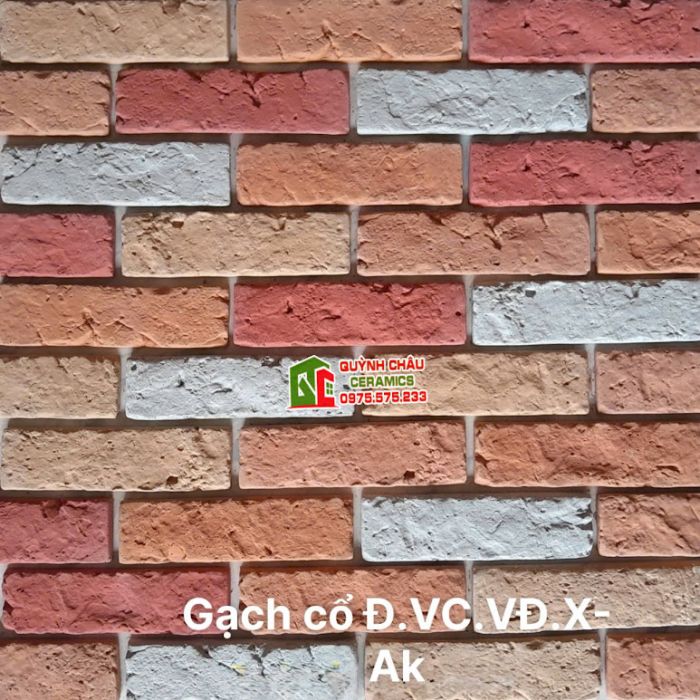 Gạch giả cổ chất liệu bê tông màu