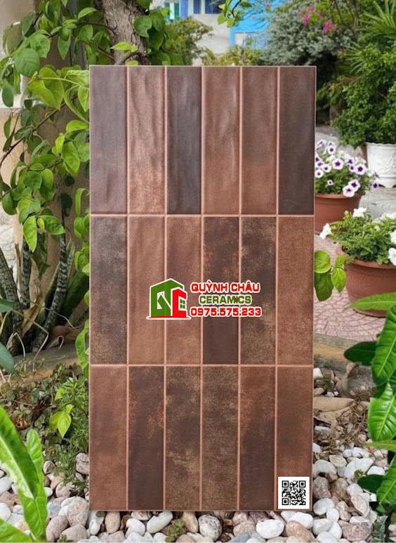 Gạch giả thẻ 30x60 mix màu cổ điển